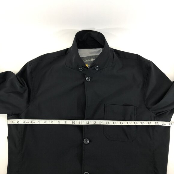 Eddie Bauer Travex Voyager Travel Blazer Men's Size 46 Black Outdoor Business - Picture 10 of 11